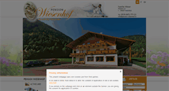 Desktop Screenshot of pension-wiesenhof.it