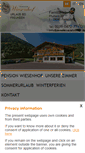 Mobile Screenshot of pension-wiesenhof.it